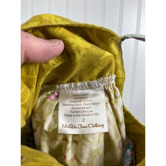 Matilda Jane spinning Size 2 Dress with joy knot dress and Ruffle hem - Picture 7 of 7